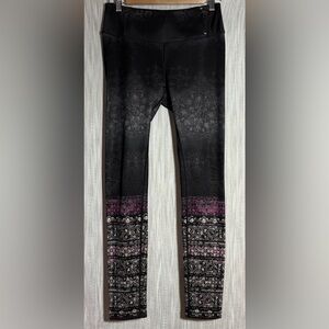 CALIA by Carrie Underwood Black and Pink Leggings
